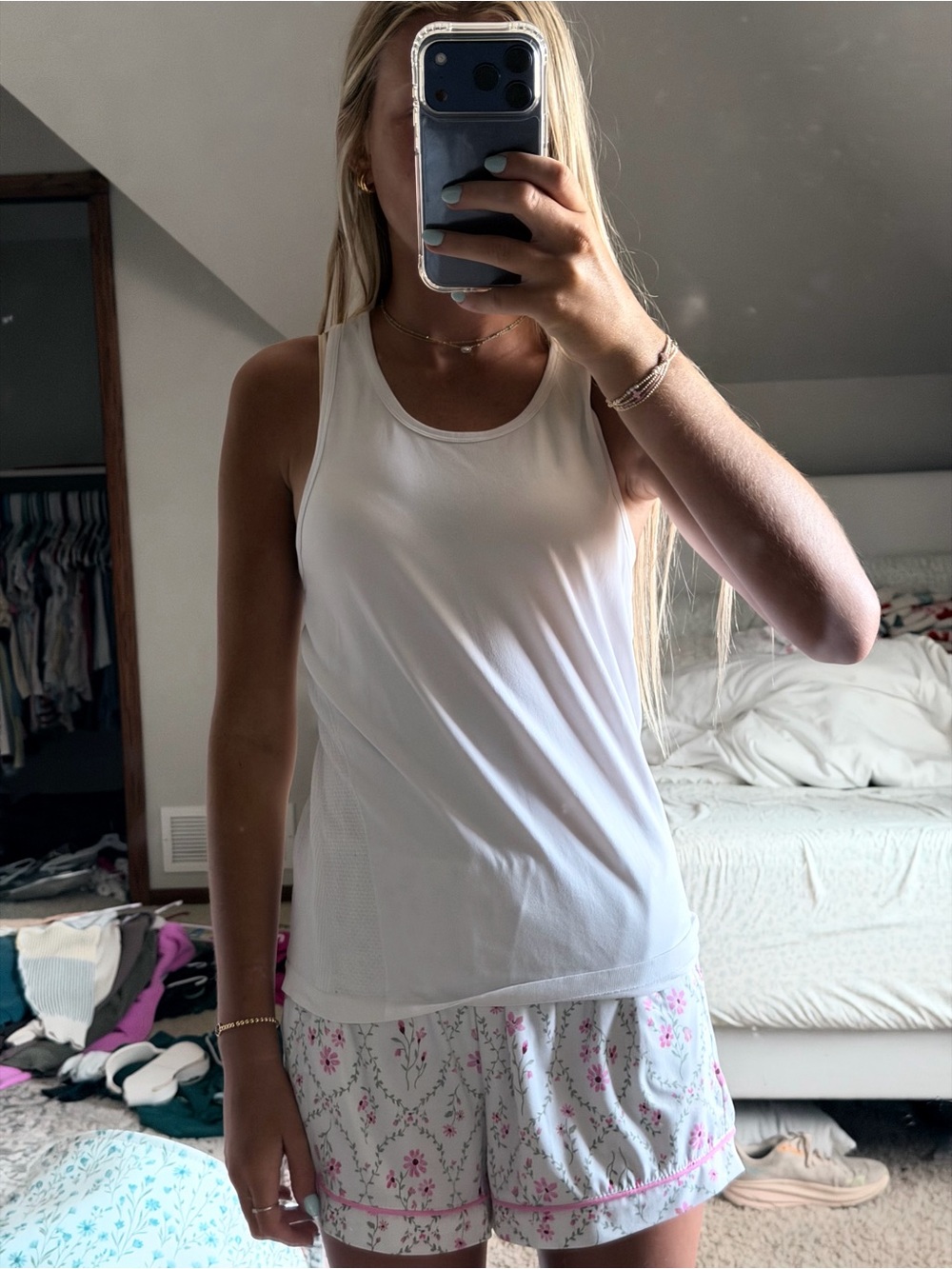 DSG White Racerback Tank Top